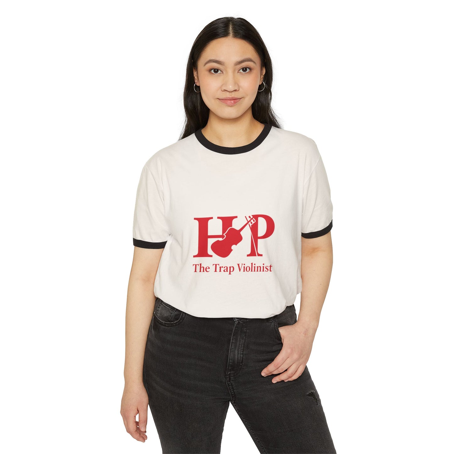Copy of Stylish Music-Themed Unisex Ringer T-Shirt, Perfect for Musicians, Music Lovers, Concerts, Gifts, Casual Wear