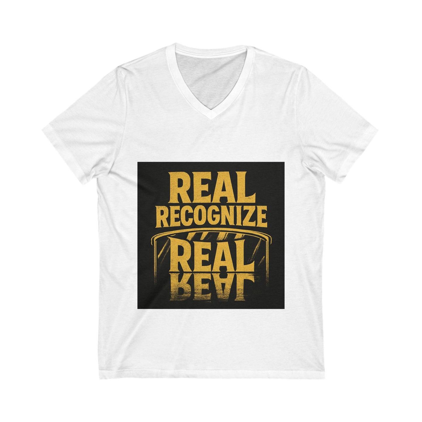 Unisex Jersey Short Sleeve V-Neck Tee