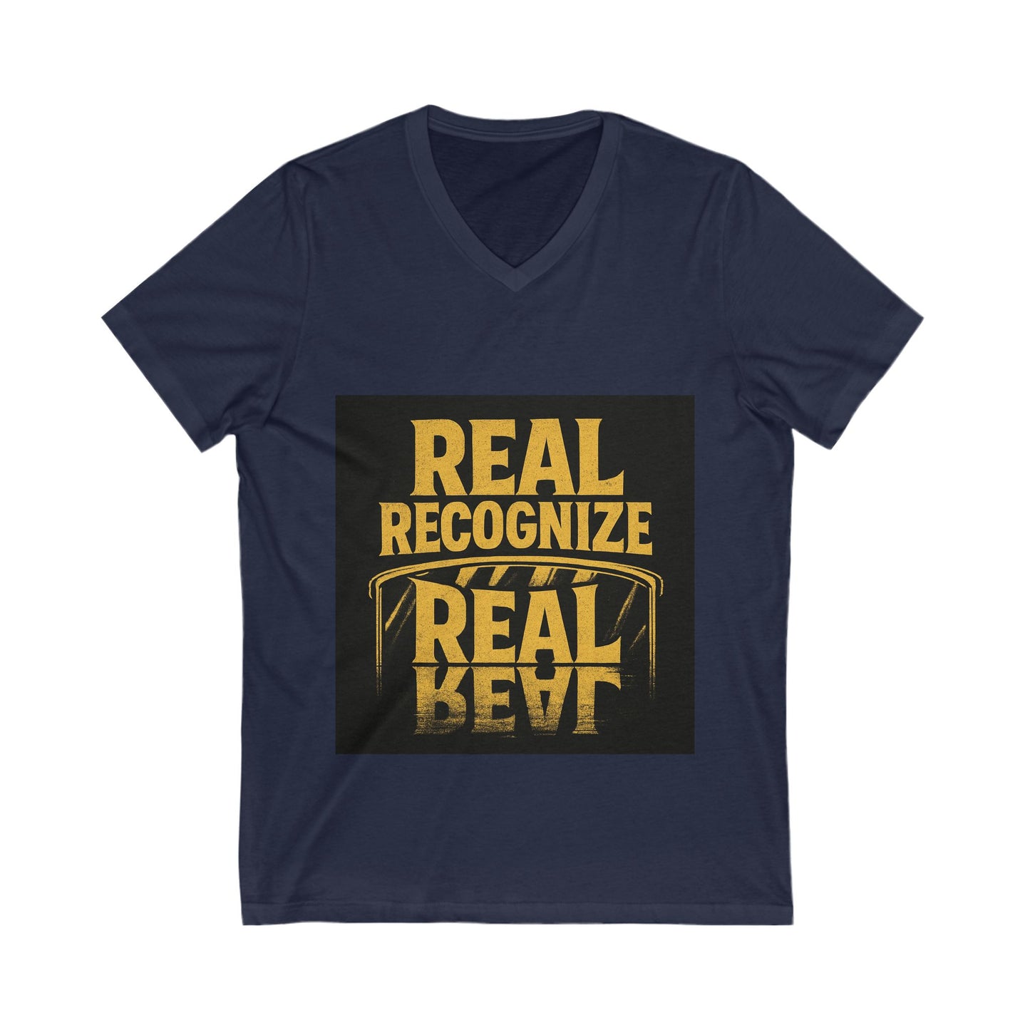Unisex Jersey Short Sleeve V-Neck Tee
