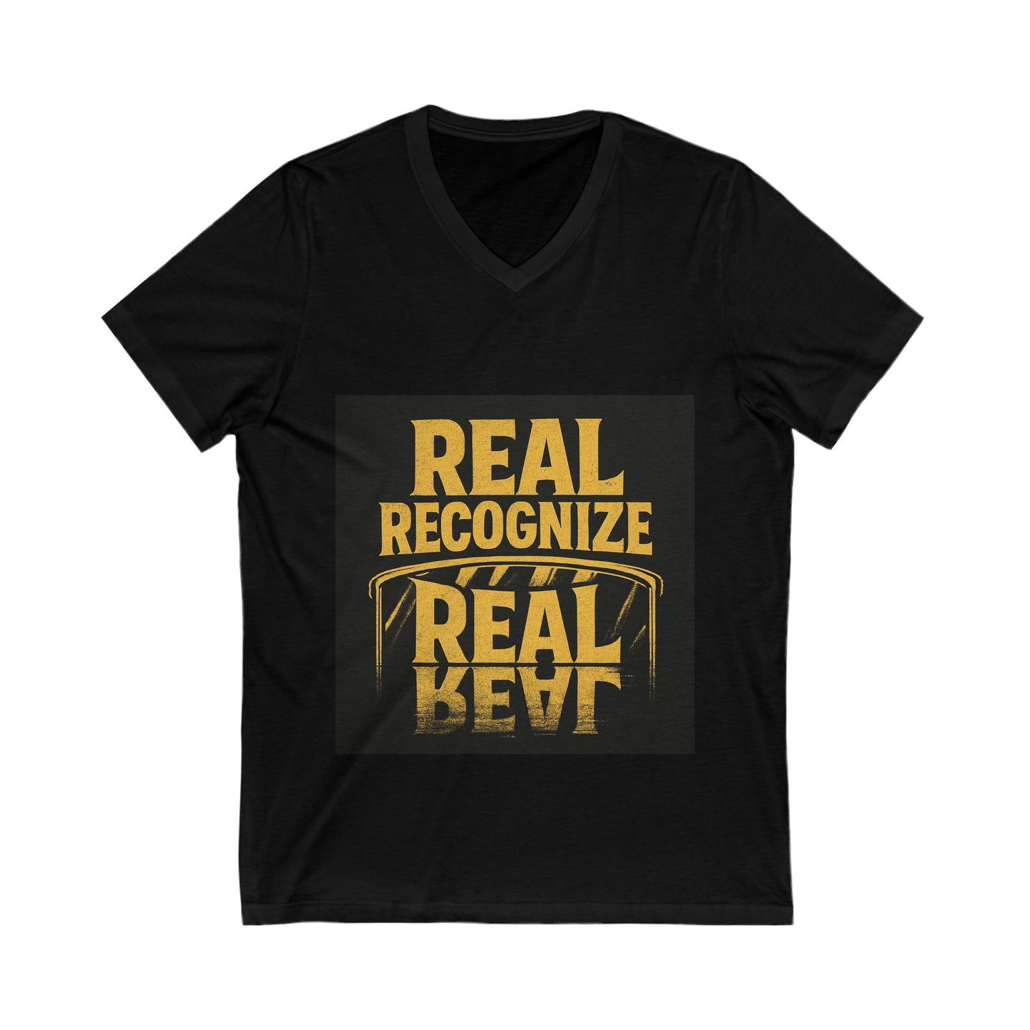Unisex Jersey Short Sleeve V-Neck Tee