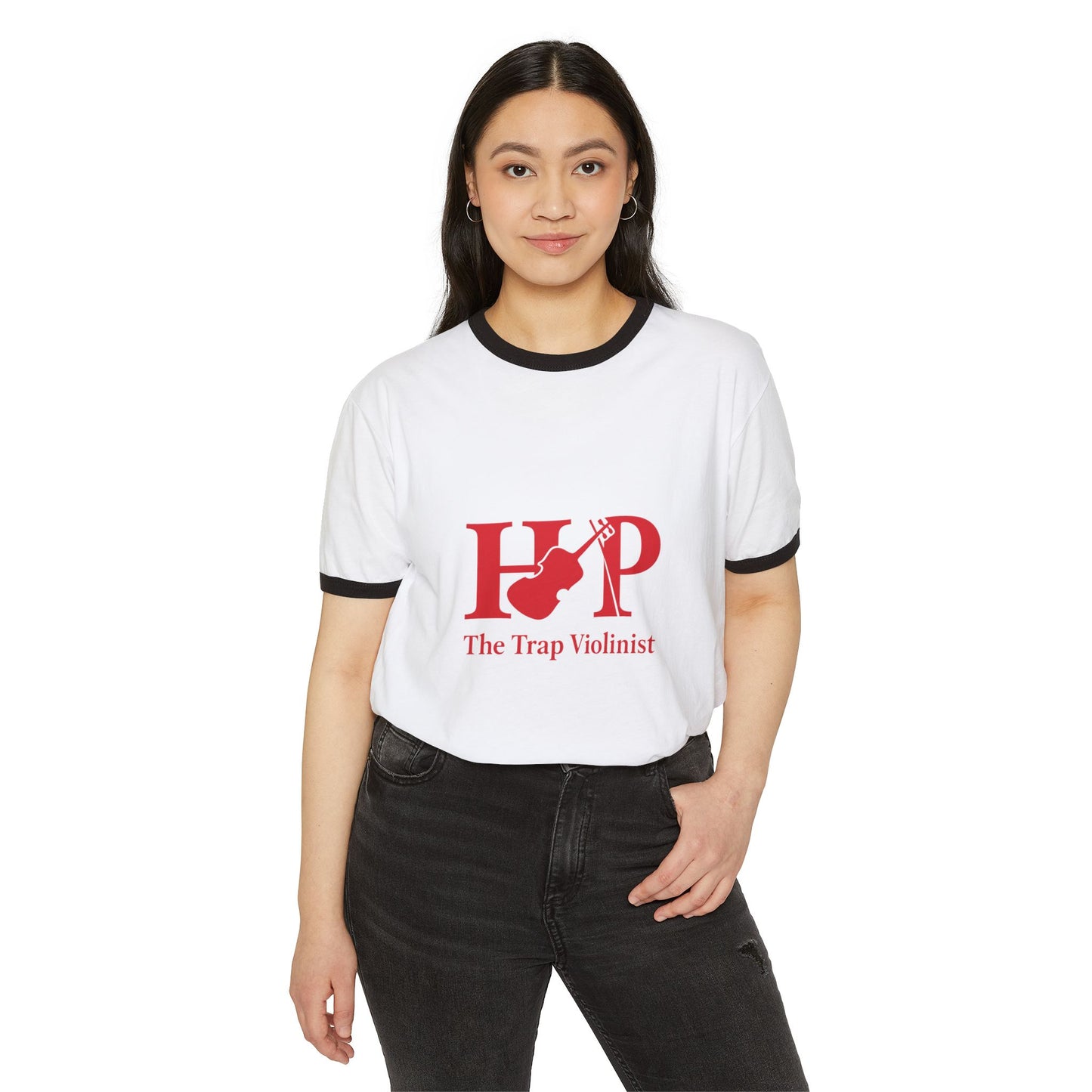 Copy of Stylish Music-Themed Unisex Ringer T-Shirt, Perfect for Musicians, Music Lovers, Concerts, Gifts, Casual Wear