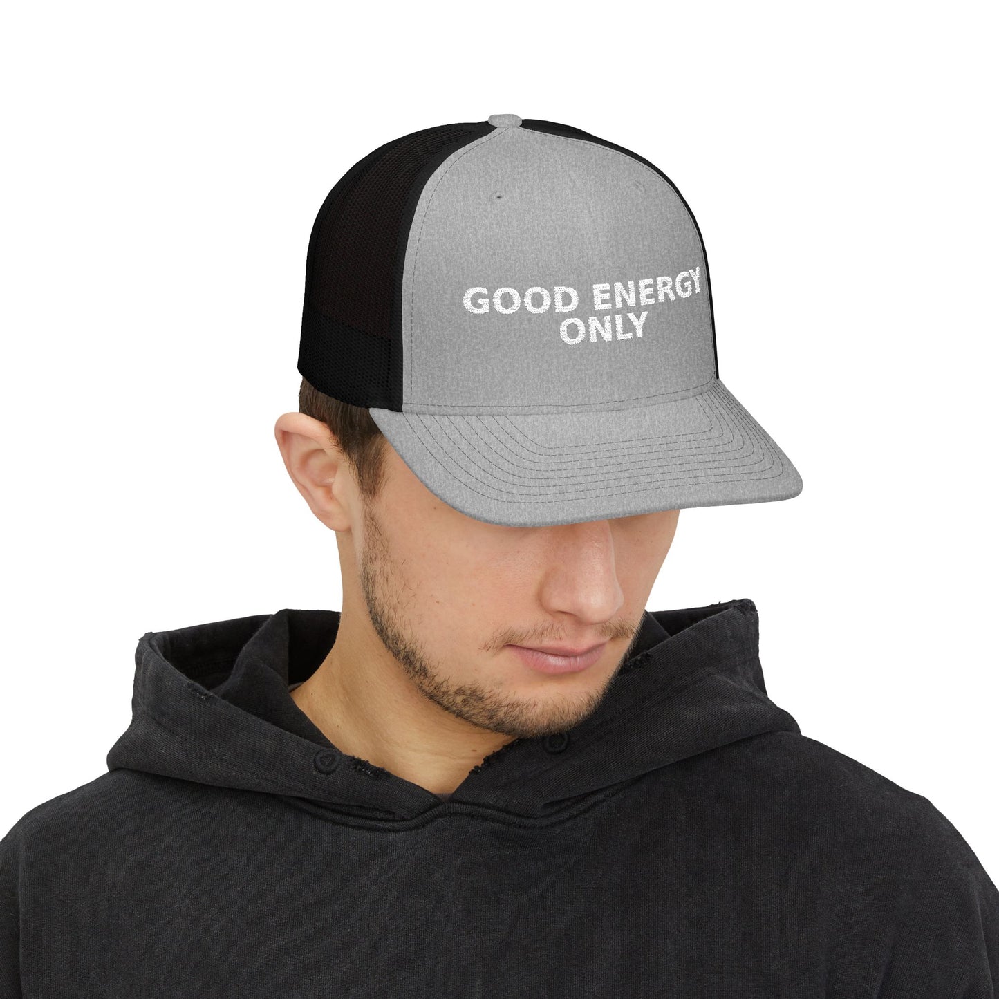 Good Energy Only Embroidered Trucker Cap