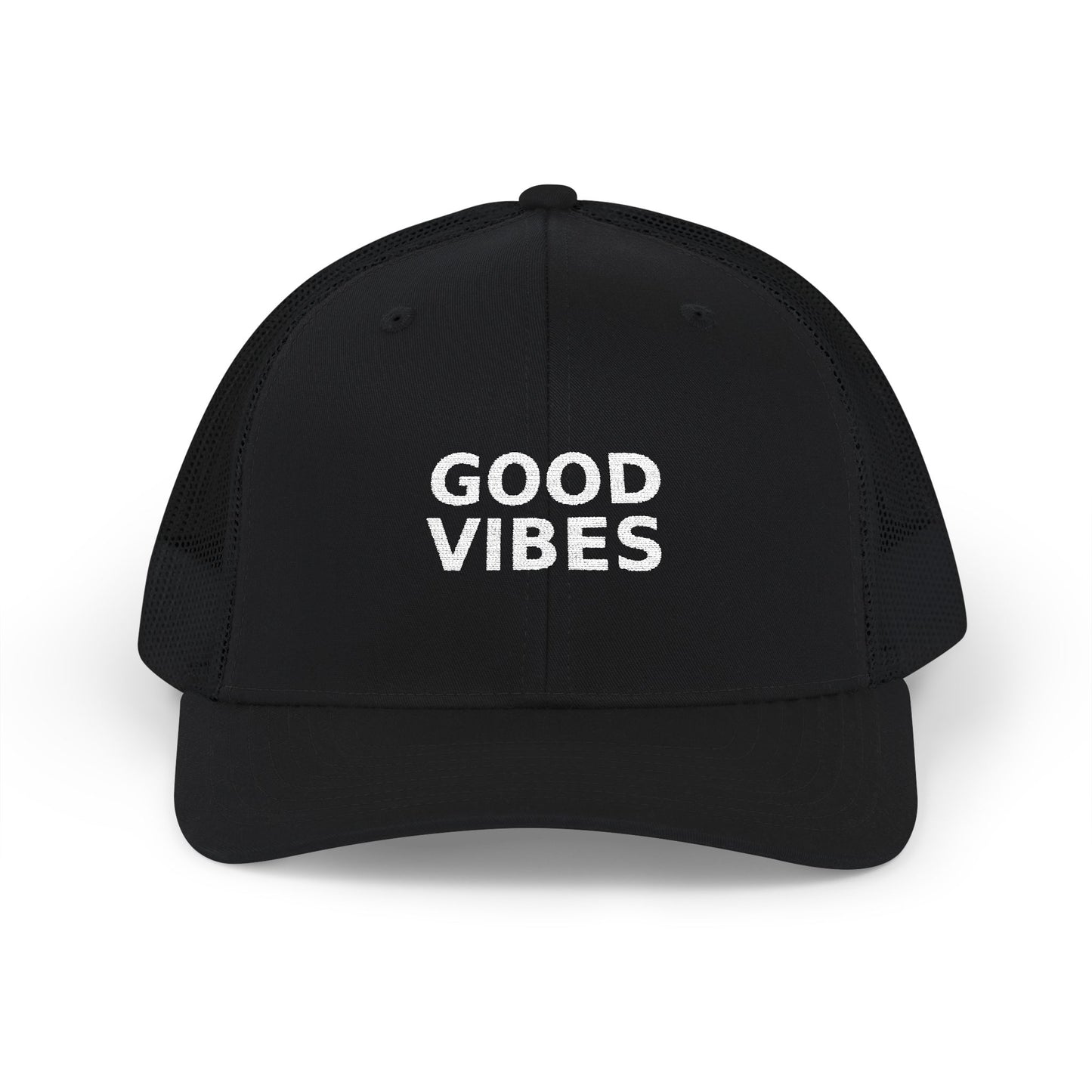Good Vibes Embroidered Trucker Cap