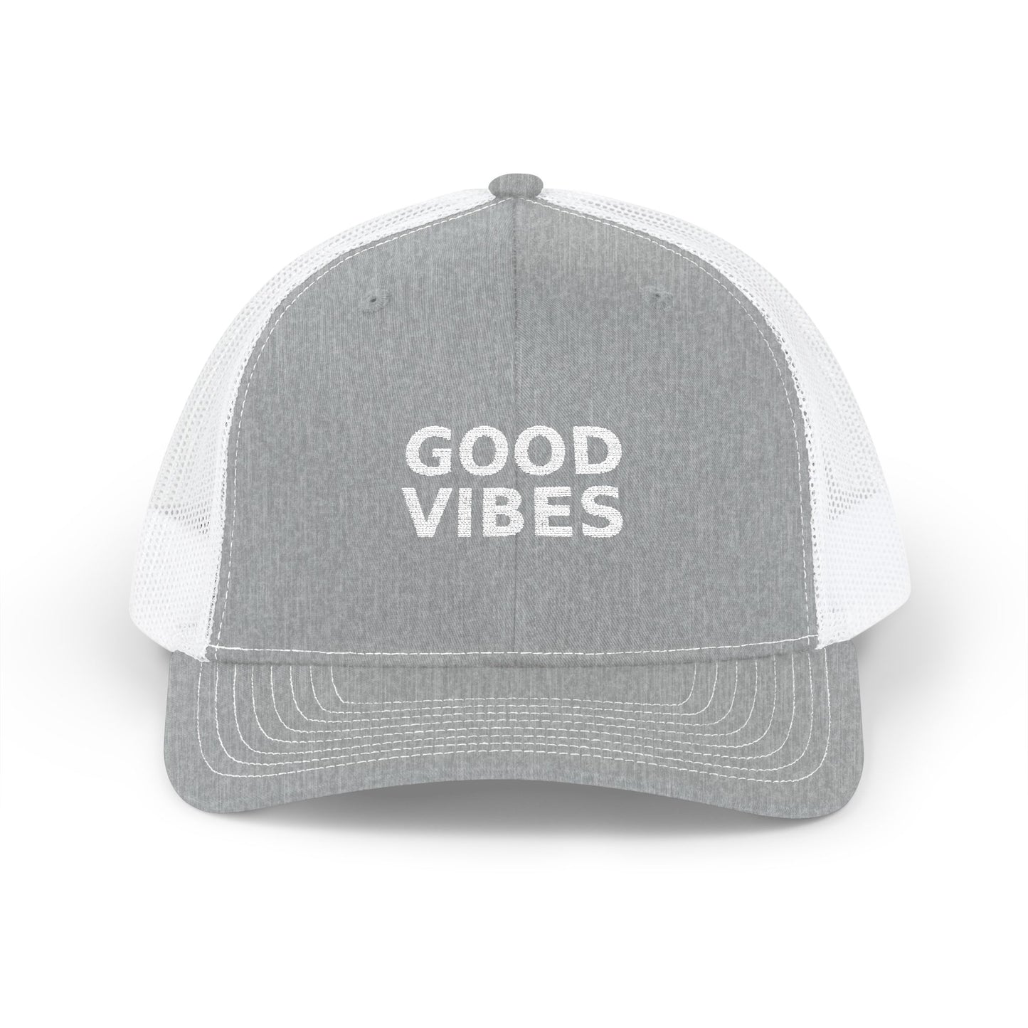Good Vibes Embroidered Trucker Cap