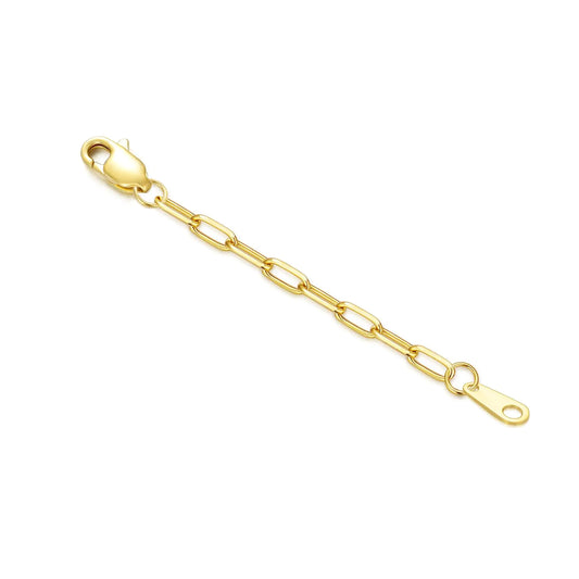 14k Gold 1"/1.5"/2"/3"/4"/5" Necklace Bracelet Extender Chain Necklace Extender Gold 14k Durable Removable Gold Chain Extender 14k Gold Extension Chain Extended Chain for Necklace Anklet Bracelet