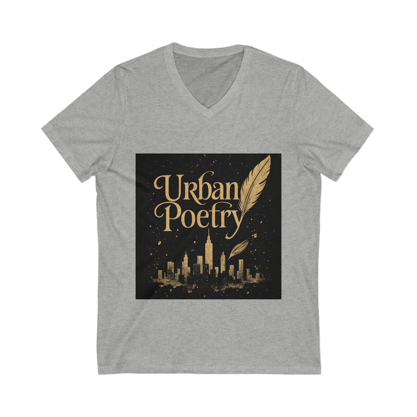 V-Neck Tee - Looking Relaxed and Ready