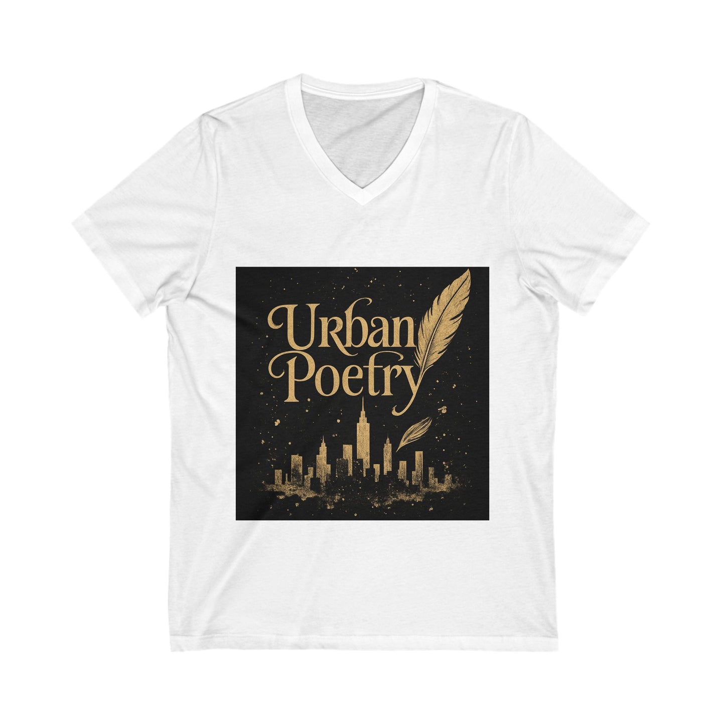 V-Neck Tee - Looking Relaxed and Ready