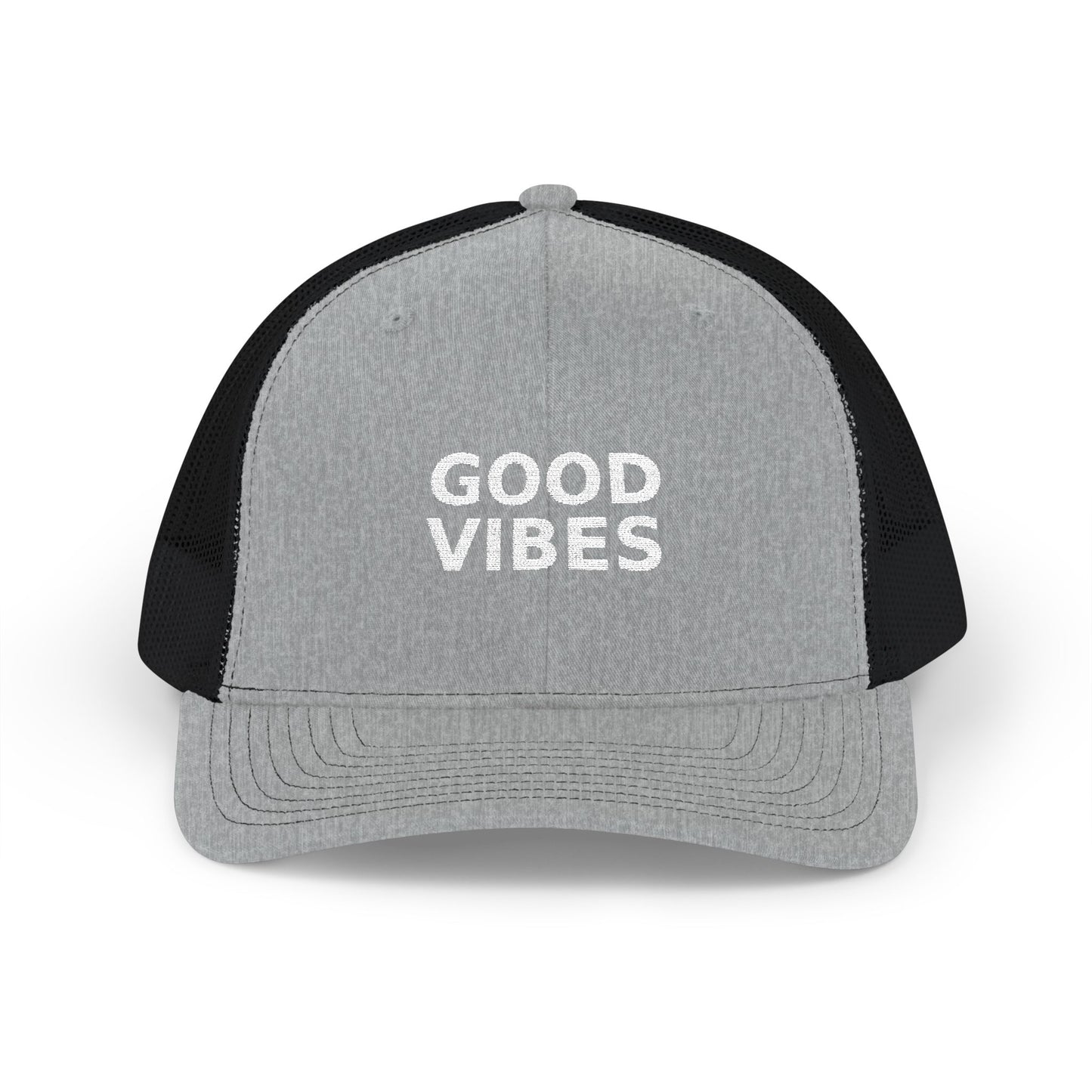 Good Vibes Embroidered Trucker Cap